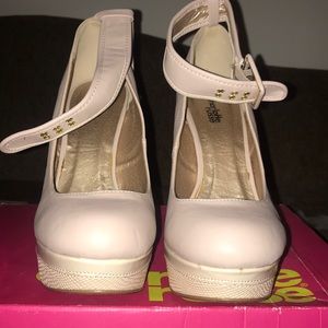 Tan very high 5-6” heels
